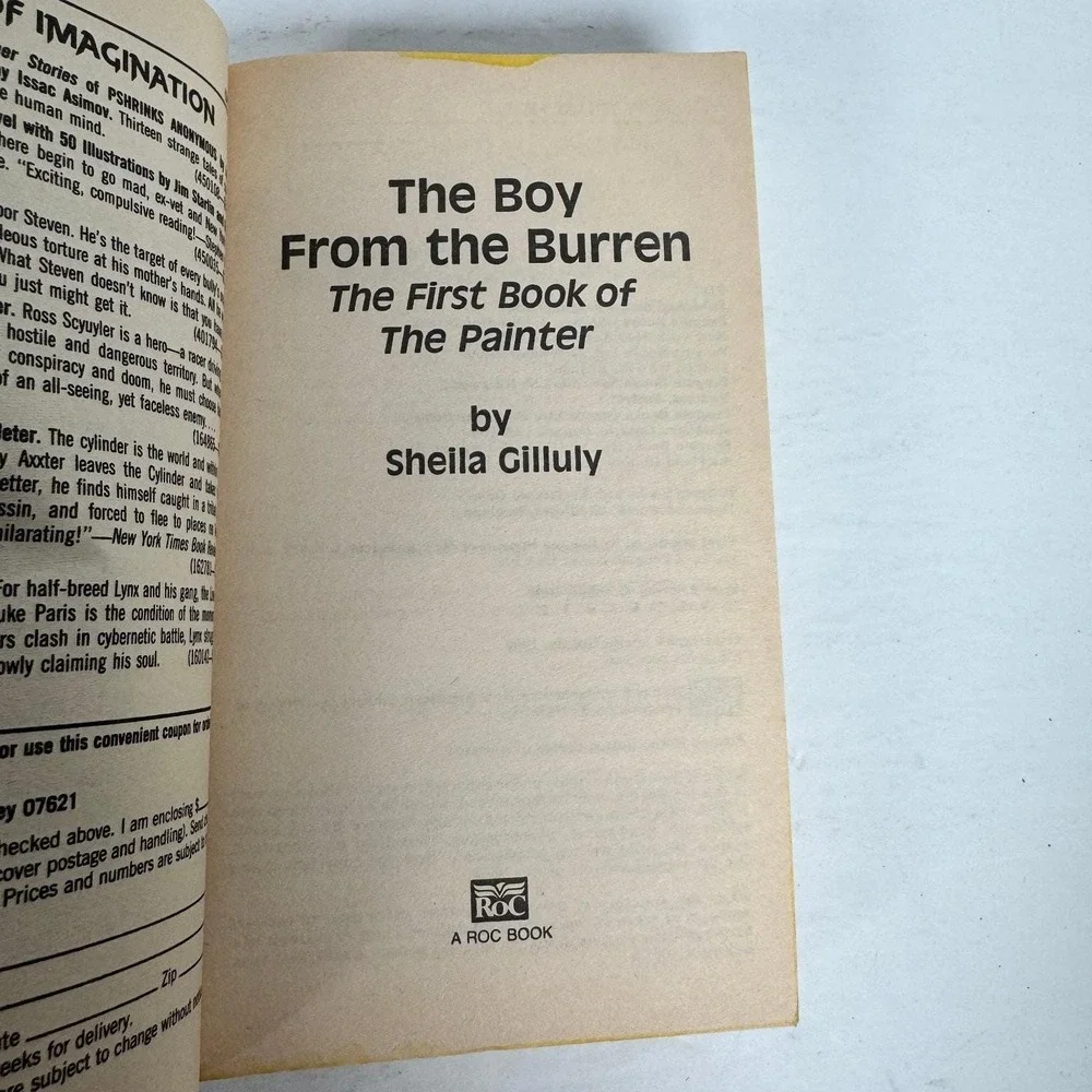 The Boy From the Burren Sheila Gilluly 1990 First Printing Book of the Painter